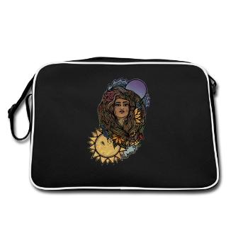 La déesse mondiale du Tarot Gaia - Sac Retro - noir/blanc - Dos