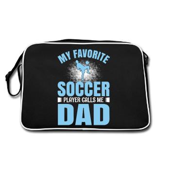 Fußball Papa - Retro Bag - black/white - Back