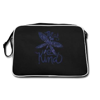 Etre gentil - Sac Retro - noir/blanc - Dos