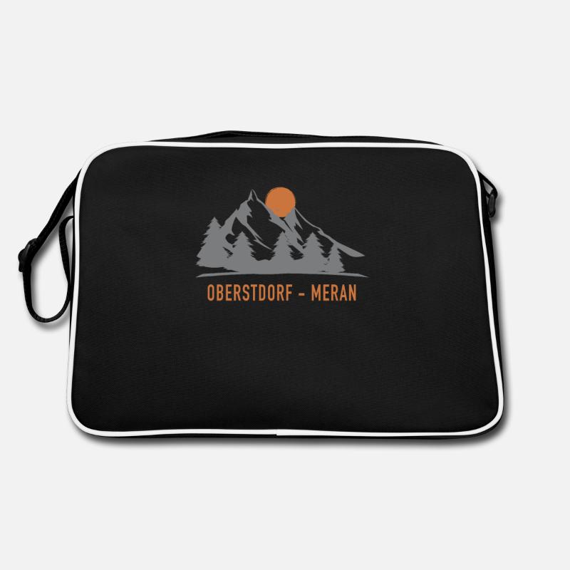 Oberstdorf Meran Fernwanderweg E5 Alpenüberquerung Retro Tasche