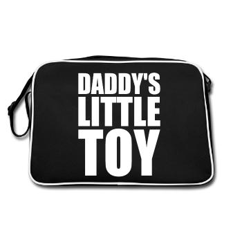 Des proverbes ratés Papa’s Little Toy Girl Jeux sexuels - Sac Retro - noir/blanc - Dos