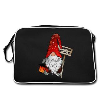 Nain de jardin – Noël Gnome - Sac Retro - noir/blanc - Dos