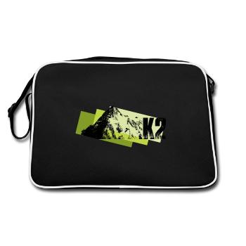 K2 - Retro Bag - black/white - Back
