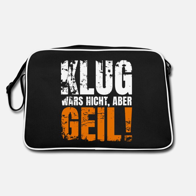 KLUG WARS NICHT ABER GEIL Retro Tasche