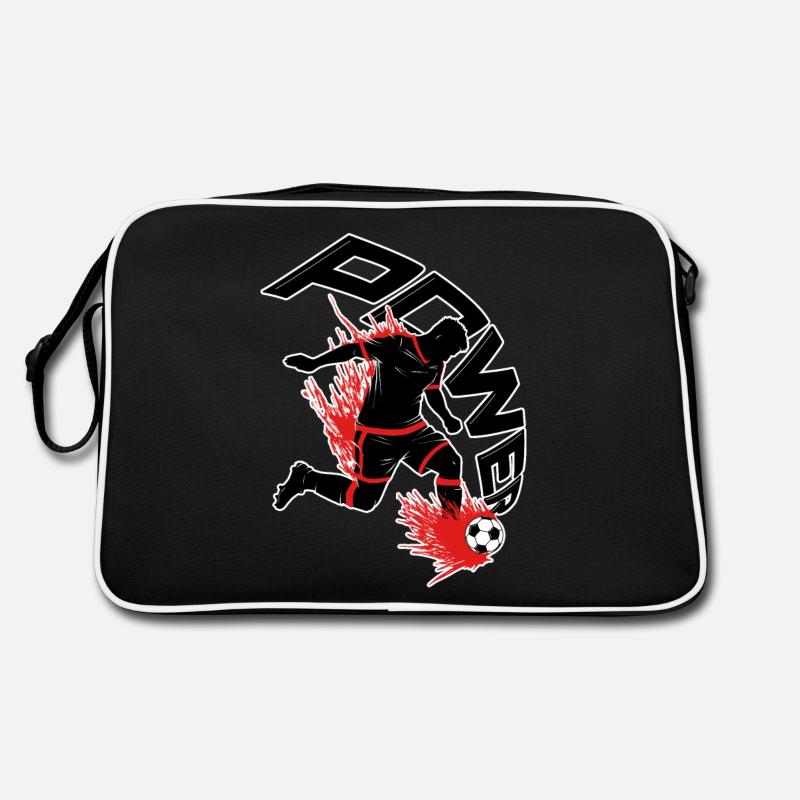 Fußball Power Retro Tasche