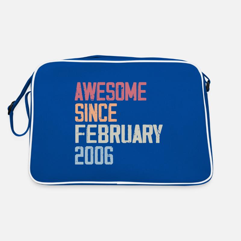 Février 2006, 18e anniversaire 2006 Fevrier 18 ans Sac Retro