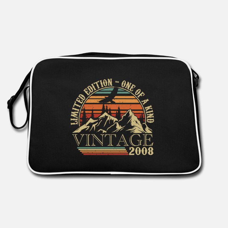 2008 Vintage Retro 2008 Jubiläumsgeschenk Retro Tasche