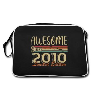 The Legends Are Born In 2010 Vintage 2010 - Retro Bag - black/white - Back