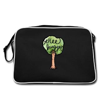 arbre hugger - Sac Retro - noir/blanc - Dos