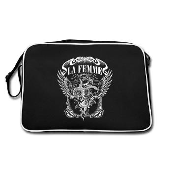 La Femme - Sac Retro - noir/blanc - Dos