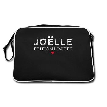 Humour Joëlle édition limitée Femme prénom Joëlle - Sac Retro - noir/blanc - Dos