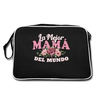 The World's Best Mom Mother's Day Gift - Retro Bag - black/white - Back