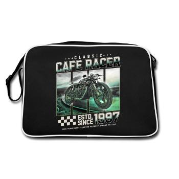 Cafe Racer construit en 1997 - Sac Retro - noir/blanc - Dos