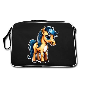 Mignon petit cheval - Sac Retro - noir/blanc - Dos
