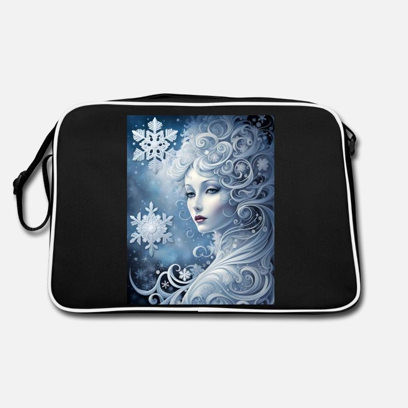 Cold beauty - Retro Bag - black/white