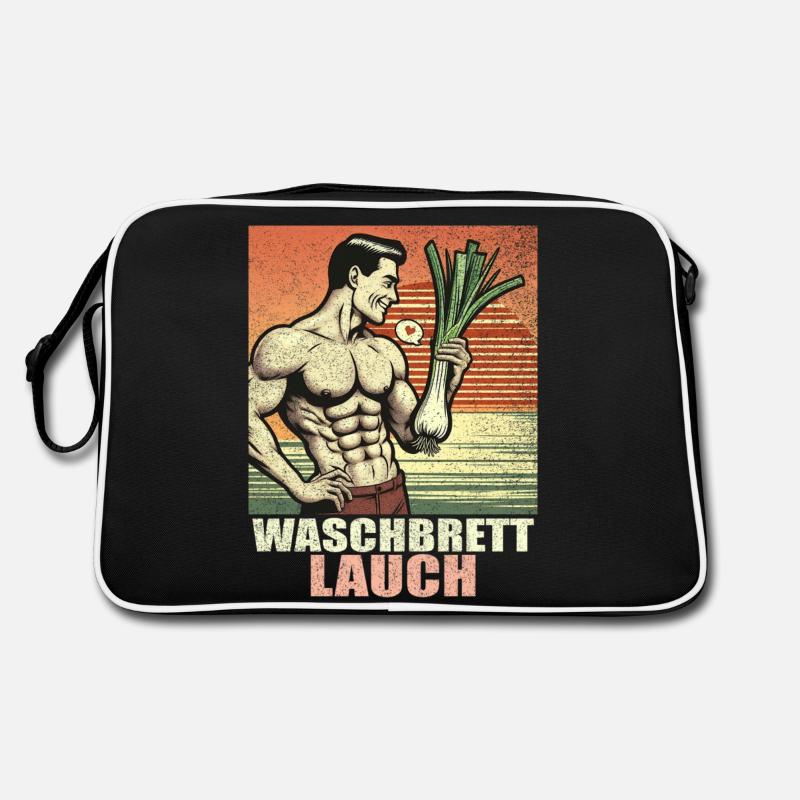 Waschbrett Lauch Waschbrettlauch Retro Tasche