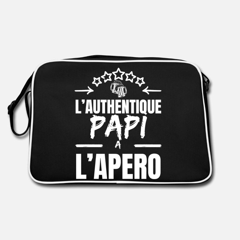 DER AUTHENTISCHE OPA BEIM APERITIF Retro Tasche