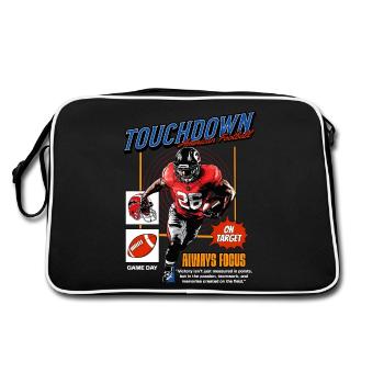Joueur de football américain États-Unis America Sports Splash - Sac Retro - noir/blanc - Dos