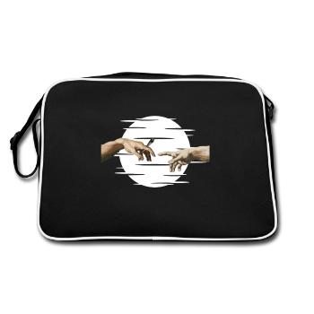 Michelangelo Pass the joint Weed Druffi Trippy - Sac Retro - noir/blanc - Dos