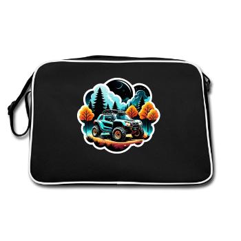 quad et tout terrain - Sac Retro - noir/blanc - Dos