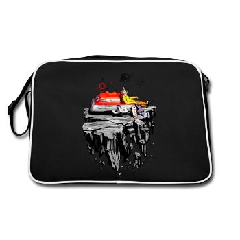 Voyage aux étoiles - Sac Retro - noir/blanc - Dos