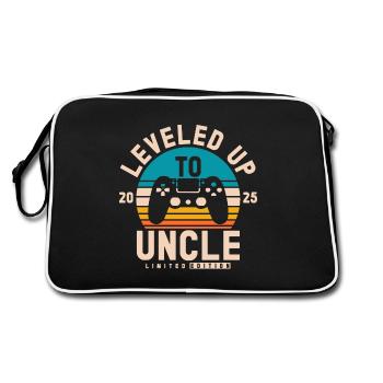 Ascended to Uncle 2025 - Retro Bag - black/white - Back