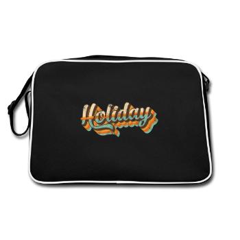 Holiday retro - Retro Bag - black/white - Back