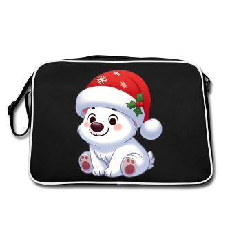 polar bear 13 - Sac Retro - noir/blanc - Dos