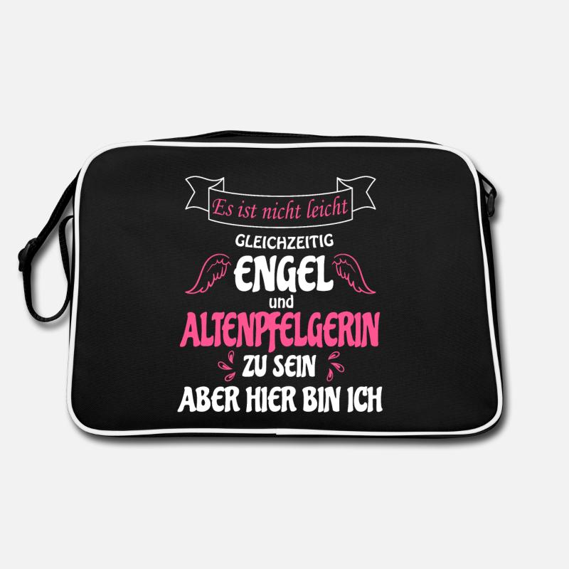 Altenpfelgerin und gleichzeitig Engel , bin da Retro Tasche