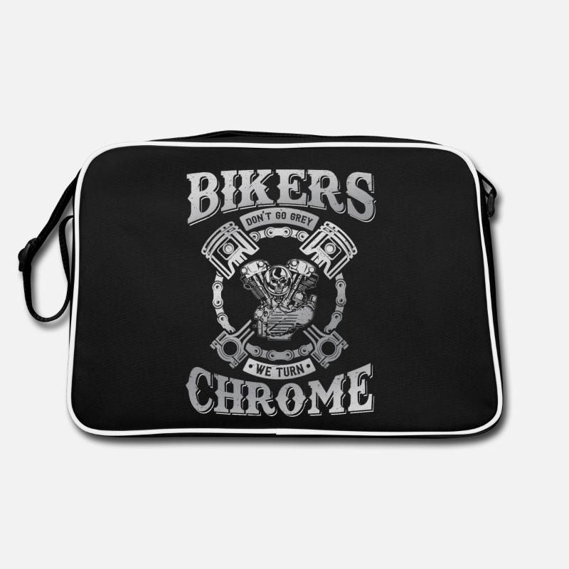 Motorradfahrer Geschenk Biker& Chrome Retro Tasche