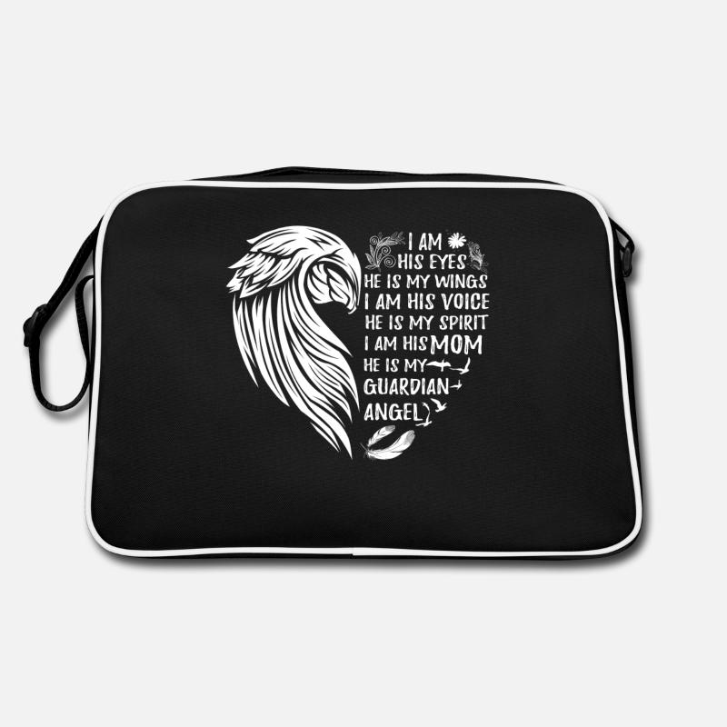 Mein Sohn ist mein Schutzengel ,Muttertagsgeschenk Retro Tasche