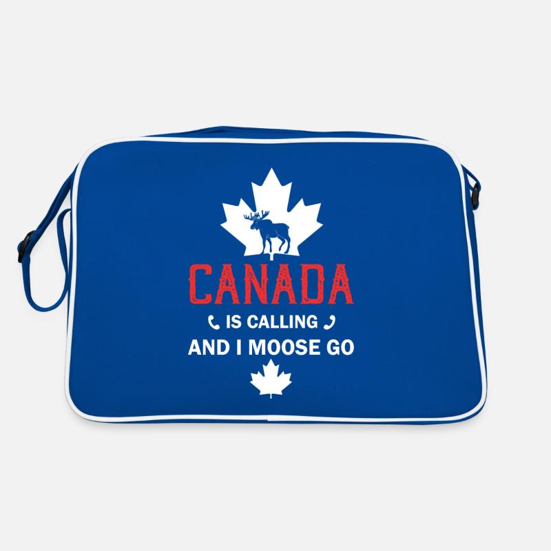 Orignal du Canada Drapeau canadien Feuille d’érable Sac Retro