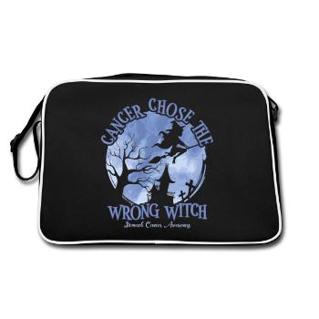 Cancer Witch Evergreen Stomach Cancer - Retro Bag - black/white - Back
