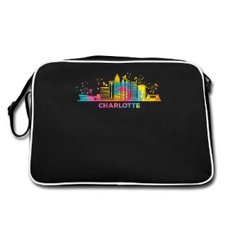 La ligne d’horizon de Charlottean Charlotte - Sac Retro - noir/blanc - Dos