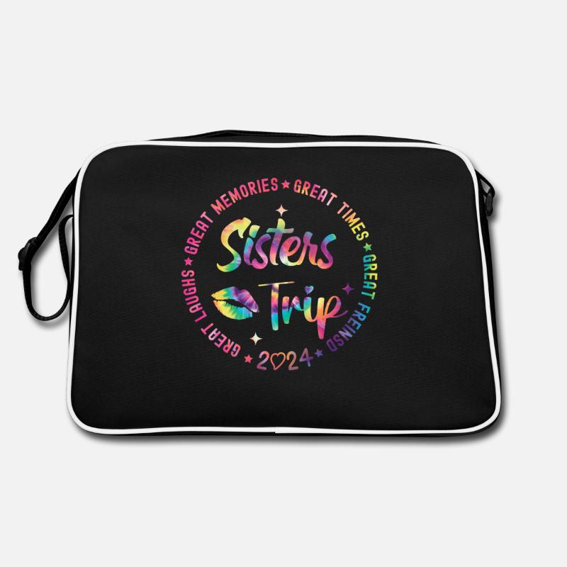 Great Laughs Sisters Trip 2024 Retro Tasche