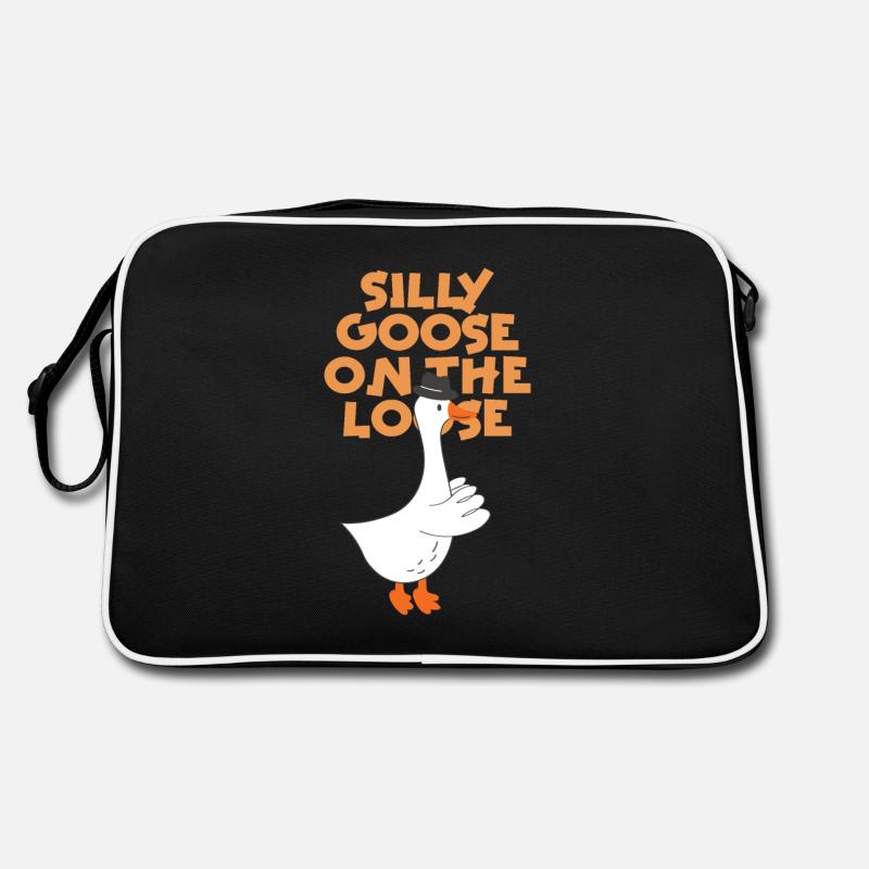 L’oie stupide en liberté Sac Retro