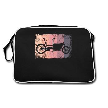 Lastenfahrrad Lastenrad Cargo Bike Cargobike - Retro Bag - black/white - Back