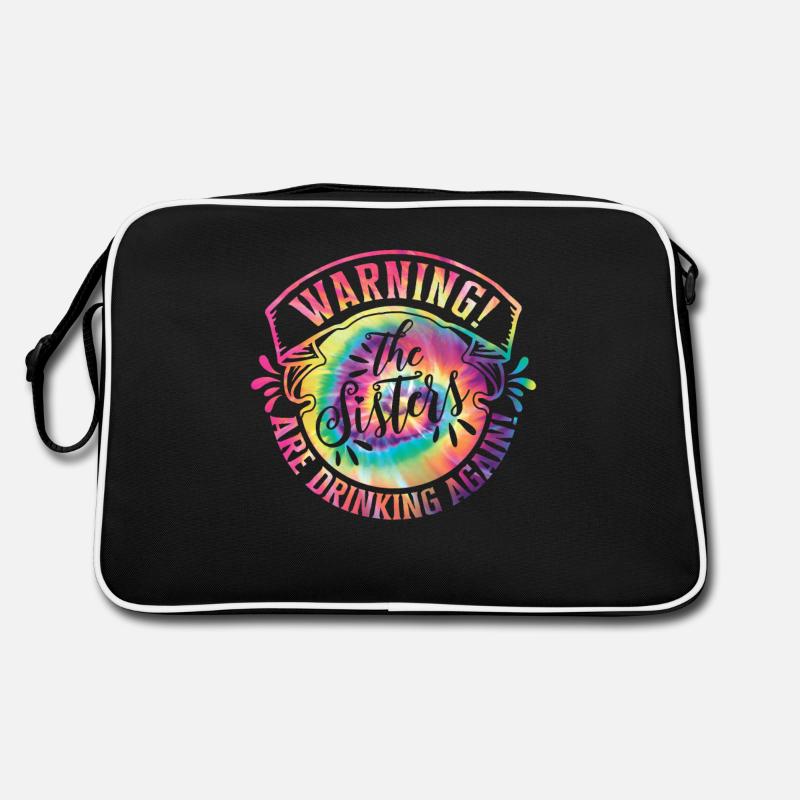 Warning The Girls Are Drinking Again Retro Bag