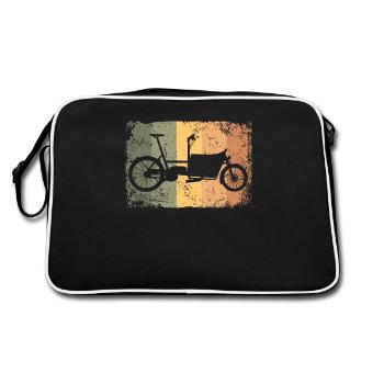 Lastenfahrrad Lastenrad Cargo Bike Cargobike - Retro Bag - black/white - Back