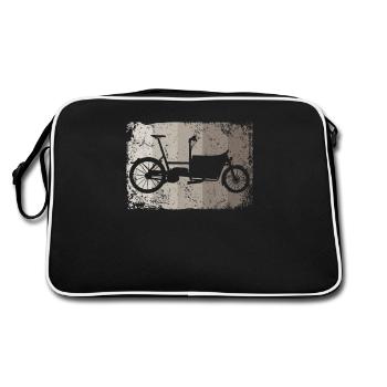 Lastenfahrrad Lastenrad Cargo Bike Cargobike - Retro Bag - black/white - Back