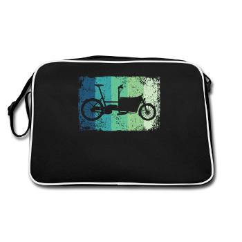 Lastenfahrrad Lastenrad Cargo Bike Cargobike - Retro Bag - black/white - Back