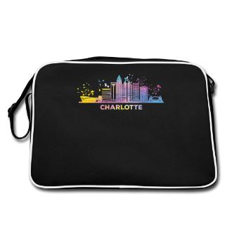 La ligne d’horizon de Charlottean Charlotte - Sac Retro - noir/blanc - Dos