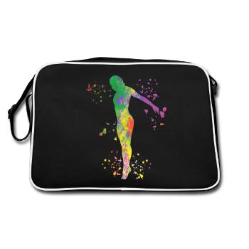 Plongée Plongée Plongée synchronisée - Sac Retro - noir/blanc - Dos