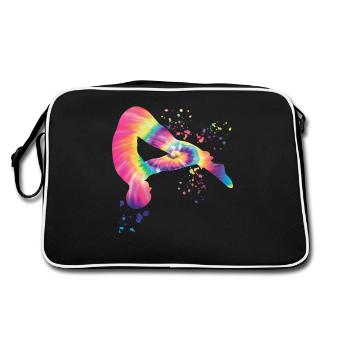Diving, Artistic Jumping, Synchronized Diving - Retro Bag - black/white - Back