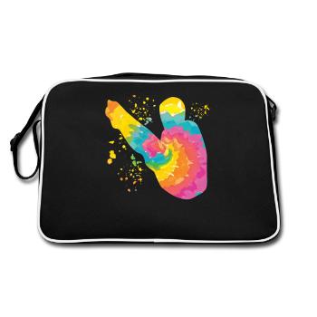 Diving, Synchronized Diving, Artistic Jumping - Retro Bag - black/white - Back