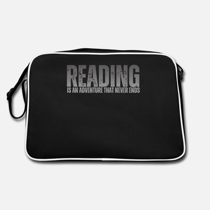 Reading is an adventure book lover Retro Bag