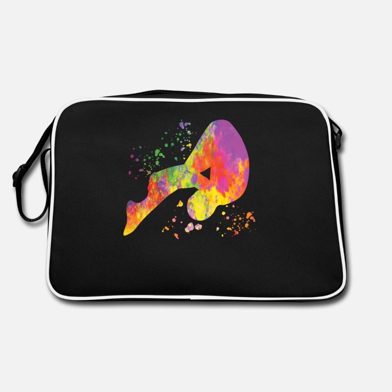 Turmspringen Synchronspringen Kunstspringen Retro Tasche