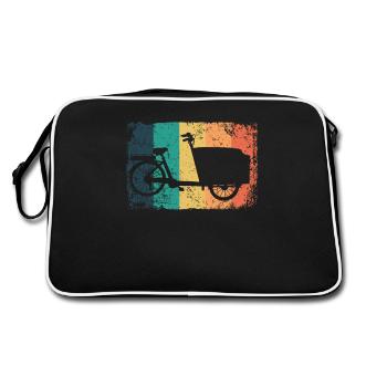 Lastenfahrrad Lastenrad Cargo Bike Cargobike - Retro Bag - black/white - Back