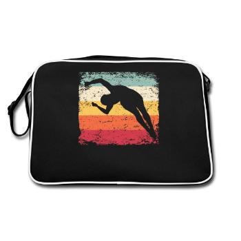 Diving, Artistic Jumping, Synchronized Diving - Retro Bag - black/white - Back