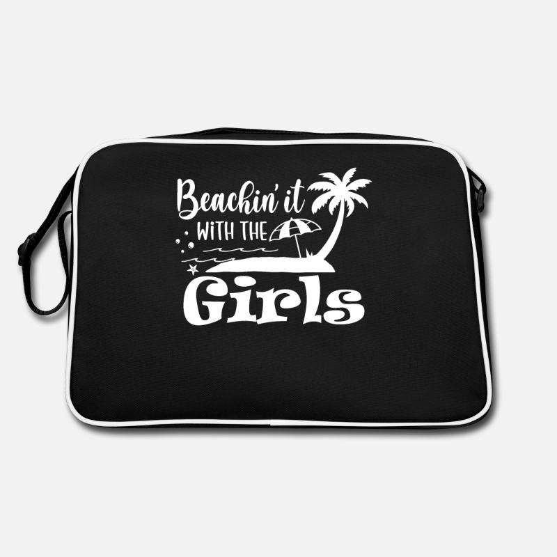Week-end à la plage avec le voyage entre filles Sac Retro